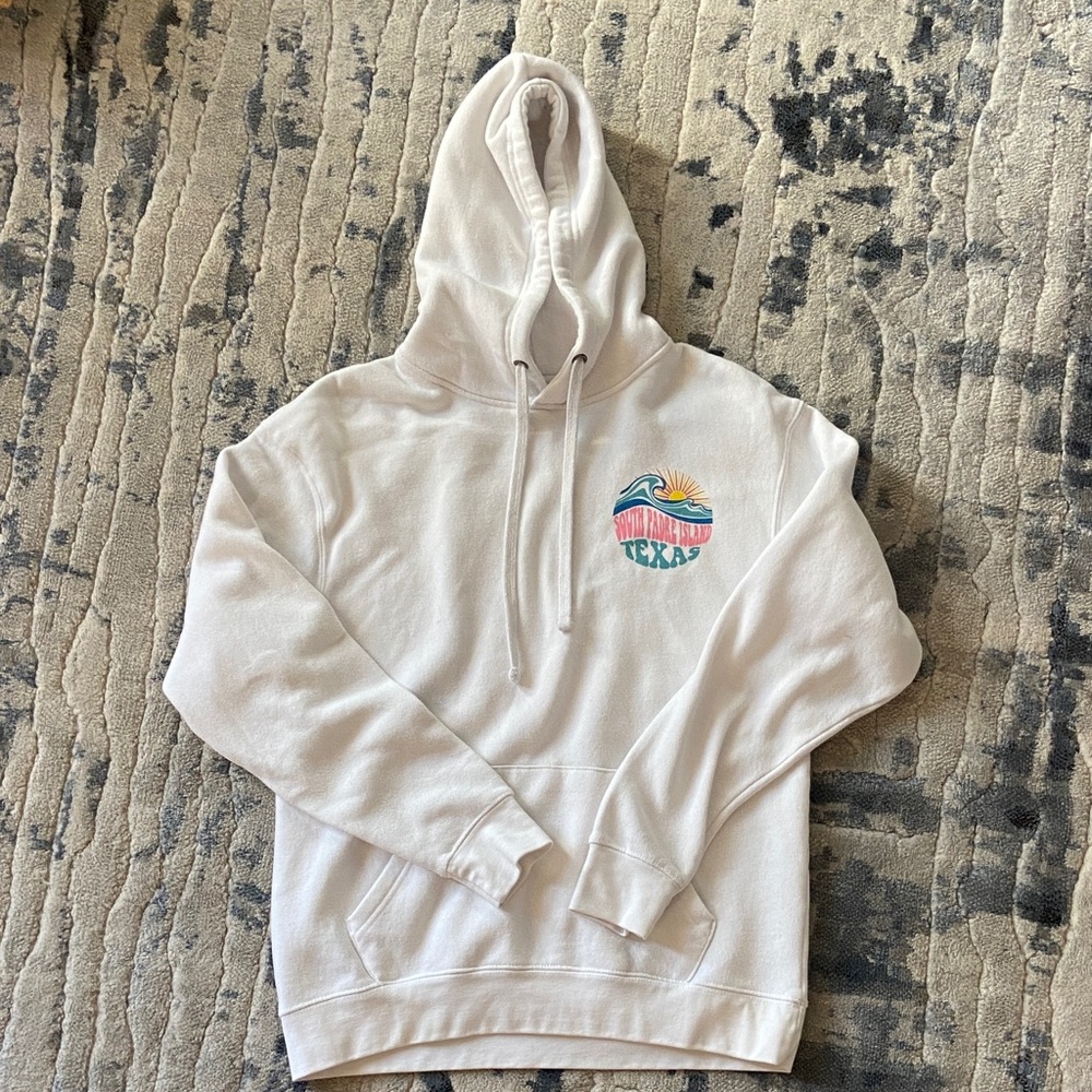 South Padre White Hoodie